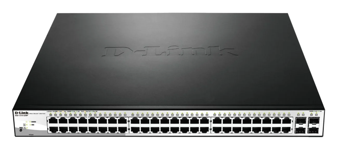 D Link DGS 1210 52MP 52 Port Gigabit Smart Managed PoE Switch Price in Pakistan Galaxy.pk