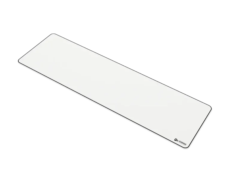 Glorious Extended 11x36 White Gaming Mouse Pad 1