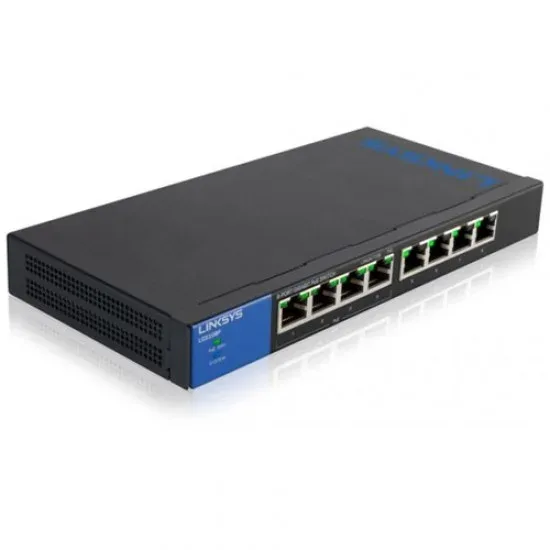 Linksys LGS108P UK 08 Port Business Desktop Gigabit PoE Switch Price in Pakistan Galaxy.pk