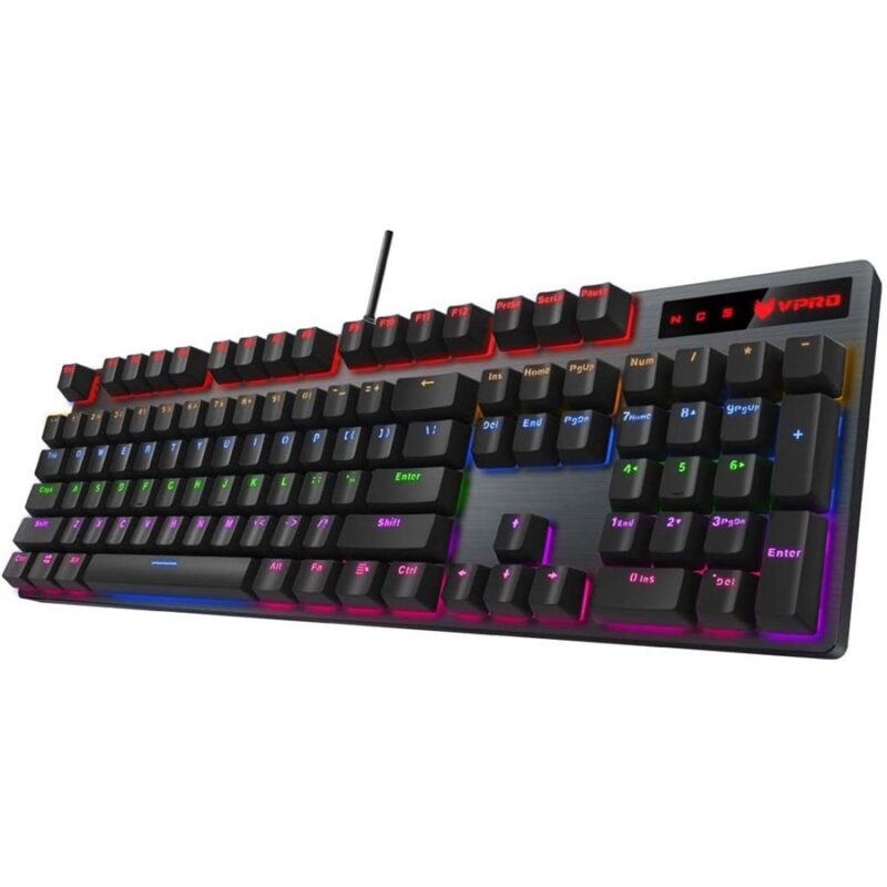 Rapoo v500 pro wired mechanical gaming keyboard price in pakistan Galaxy.pk 1