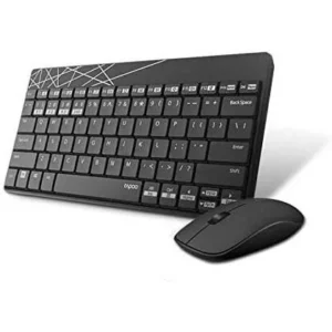 rapoo 8000m multi mode wireless desktop set keyboard mouse price in pakistan Galaxy.pk 1