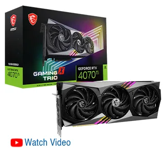 MSI Nvidia GeForce RTX4070Ti Gam