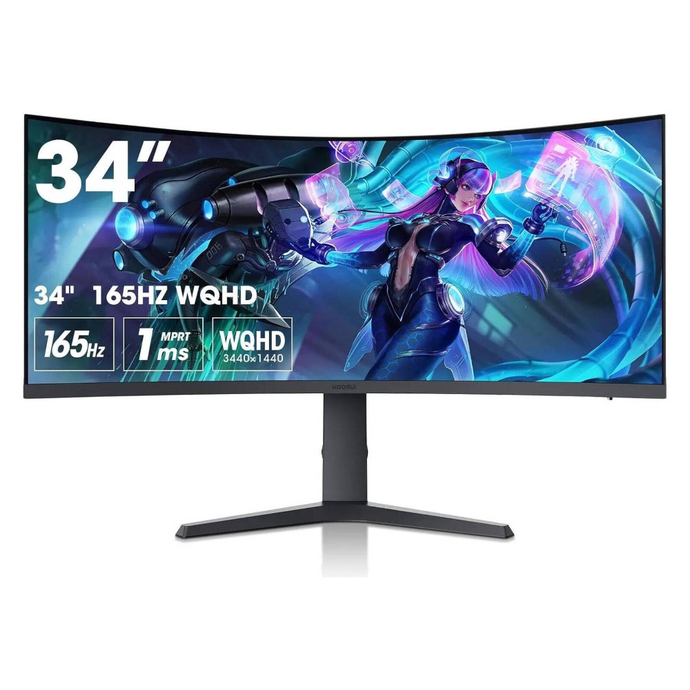 KOORUI 34E6UC 34 165Hz 1ms VA WQHD Curved VA Gaming Monitor Price in Pakistan