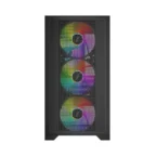 1st Player Go2 RGB Mid-Tower Micro-ATX Gaming PC Case - Black - Image 2