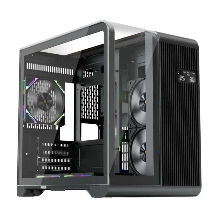 1st Player RT5 3 FC7 Fans Digital Display Case Black