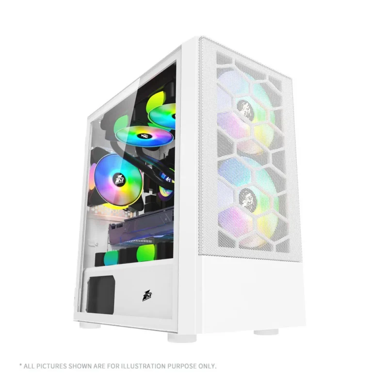 1st Player X4-M M-ATX Gaming Case White