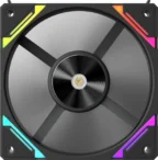 1st-player-xf7-argb-120mm-single-case-fan-black - MegaComputer.pk 1st Player XF7 ARGB 120mm Single Case Fan – Black