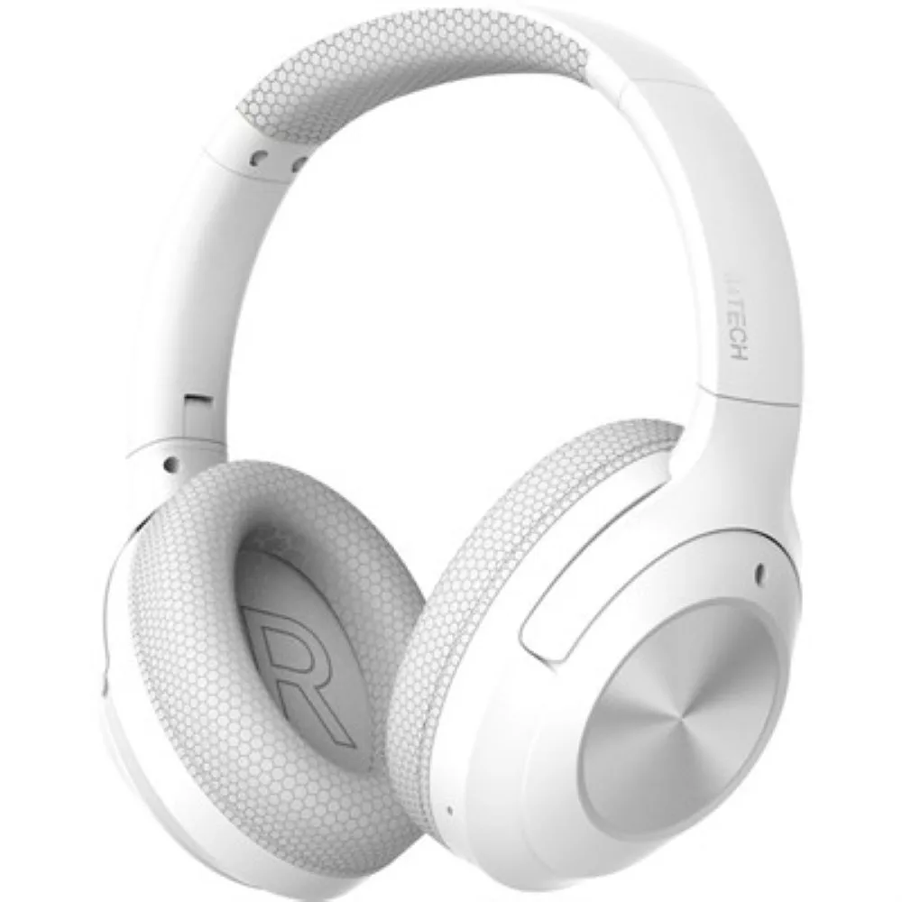 a4tech-bh220-wireless-headset-bluetooth-v5-3-white - MegaComputer.pk A4Tech BH220 Wireless Headset – Bluetooth v5.3 – White