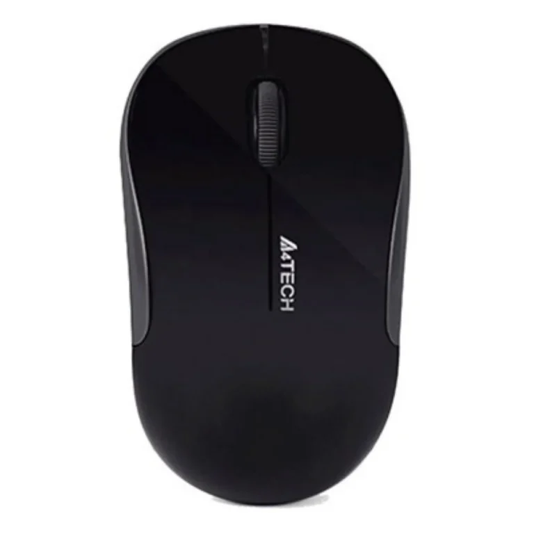 A4Tech G3-300NS 2.4G Optical Wireless Mouse – Silent Clicks | Black