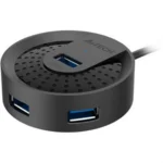 A4Tech HUB-30 4-Ports USB 3.0 HUB Black