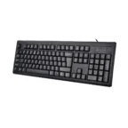 A4tech KRS-83 Comfortkey USB Wired Natural-A Shape Keyboard - Black - Image 3