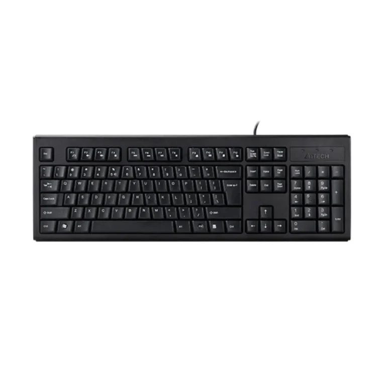 A4tech KRS-83 Comfortkey USB Wired Natural-A Shape Keyboard – Black