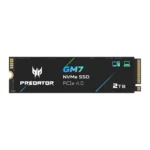 Acer Predator GM7 2TB M.2 2280 PCIe Gen 4 x4 NVMe 2.0, Read Speed Up to 7200 MB/s, SSD