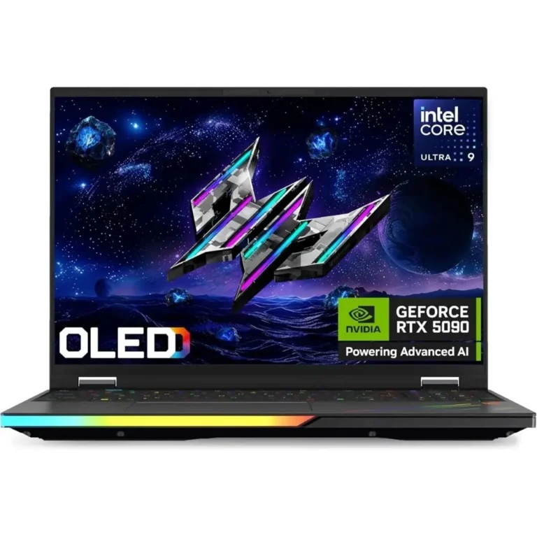 Acer Predator Helios 16 AI PH16-73-95Q8 Gaming Laptop Intel Core Ultra 9 275HX 64GB DDR5 2TB SSD NVIDIA RTX 5090 24GB Graphics 16″ WQXGA OLED 240Hz, Windows 11 Home