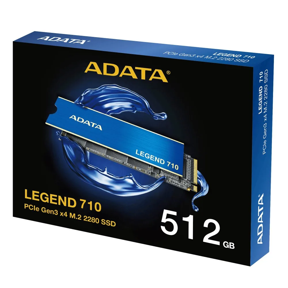 adata-legend-710-512gb-pcie-gen3-x4-m-2-2280-nvme-solid-stat ADATA Legend 710 512GB PCIe Gen3 x4 M.2 2280 NVMe Solid State Drive