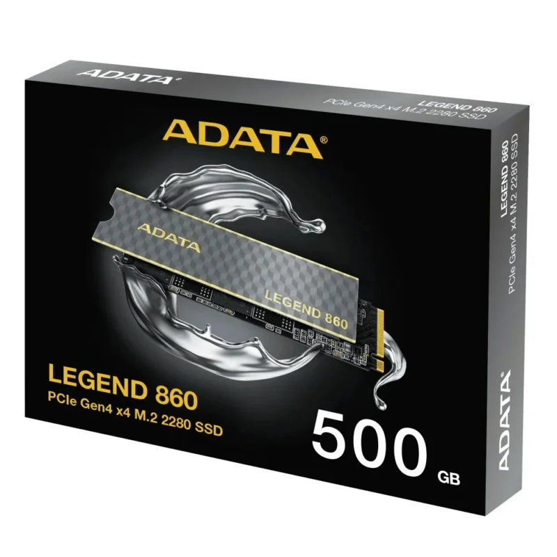ADATA Legend 860 500GB PCIe Gen4 x4 M.2 2280 Solid State Drive