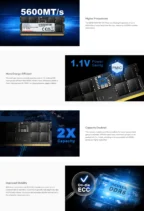 ADATA Premier 8GB 5600MHz SO-DIMM DDR5 Laptop Memory