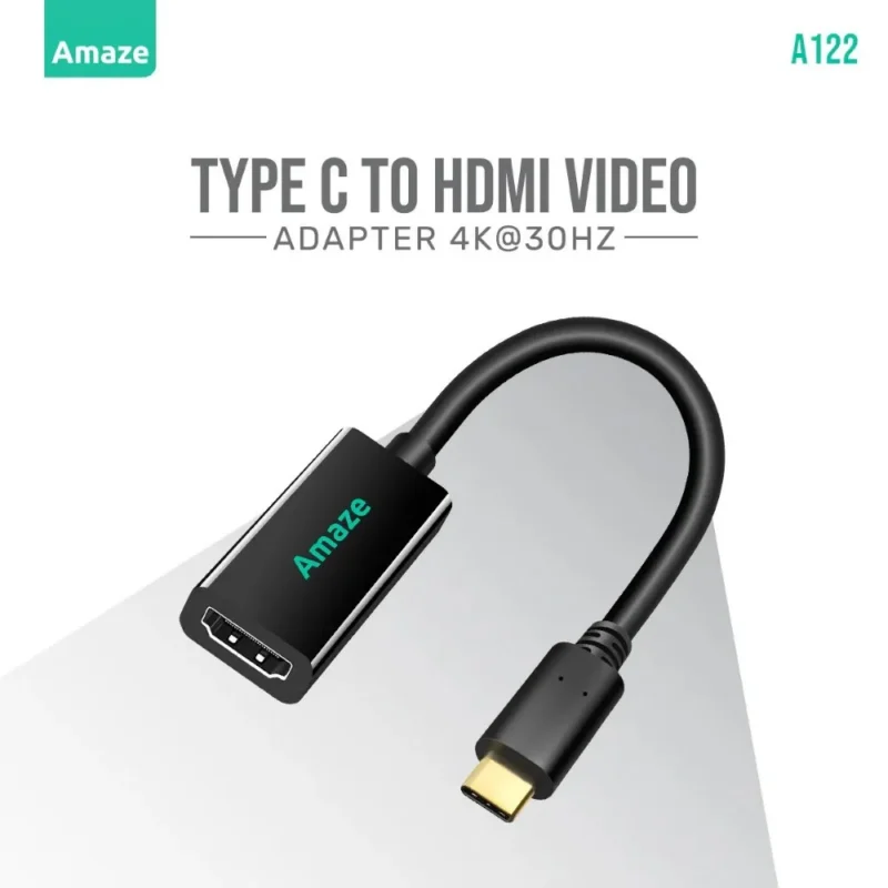 Amaze A122 Type C TO HDMI Video Adapter 4K@30HZ
