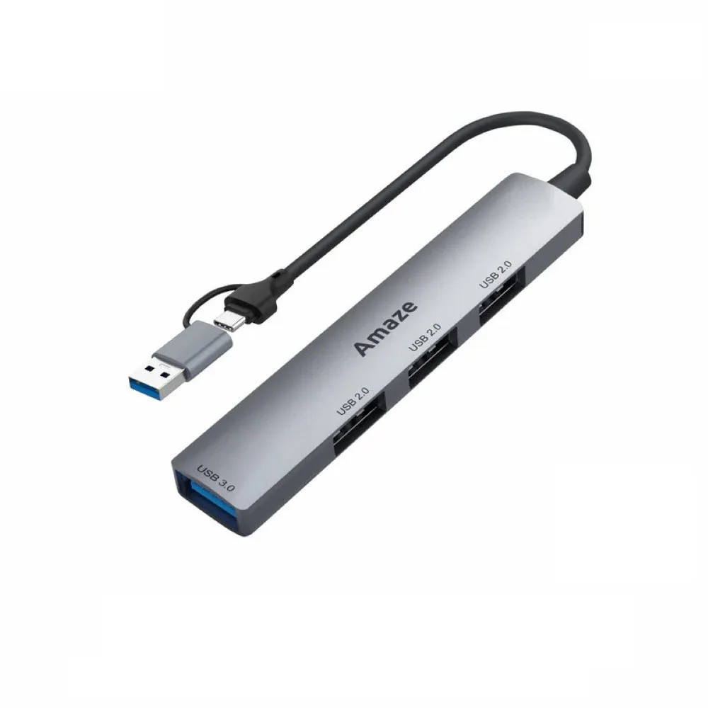 amaze-a314-4-ports-usb-3-0-hub - MegaComputer.pk Amaze A314 4 Ports USB 3.0 Hub