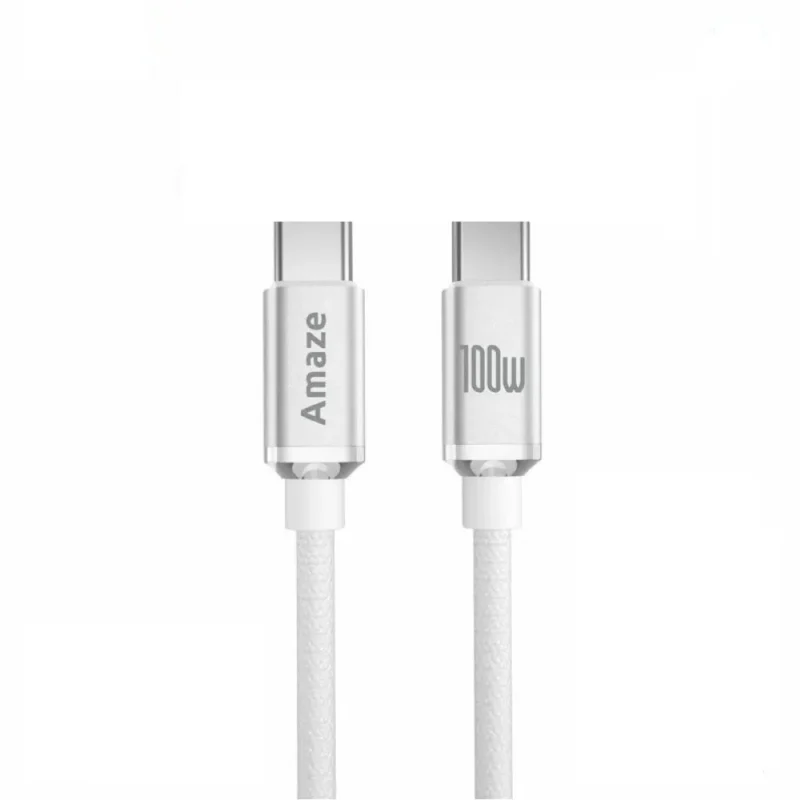 Amaze A42 Ultra Charge Type C to Type C Cable 100w 1m White