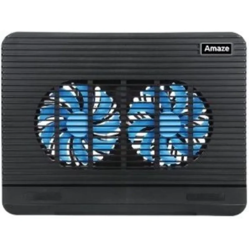 Amaze A512 Dual Fan Laptop Cooling Pad Black