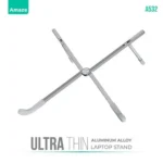 Amaze A532 Aluminum Alloy Ultra Thinlaptop Dtand – Silver