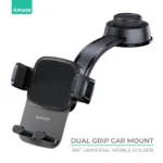 Amaze A590 Dual Grip 360 Degree Mobile Holder – Balck