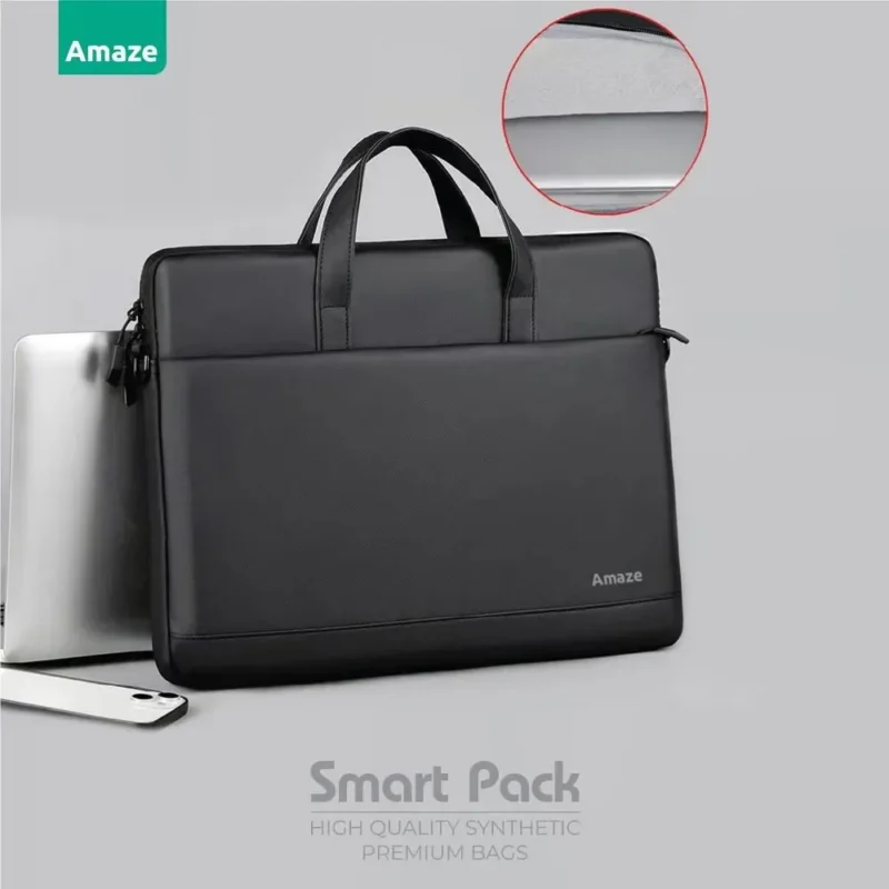 Amaze A905 Premium Laptop Bag 14 Inch – Black