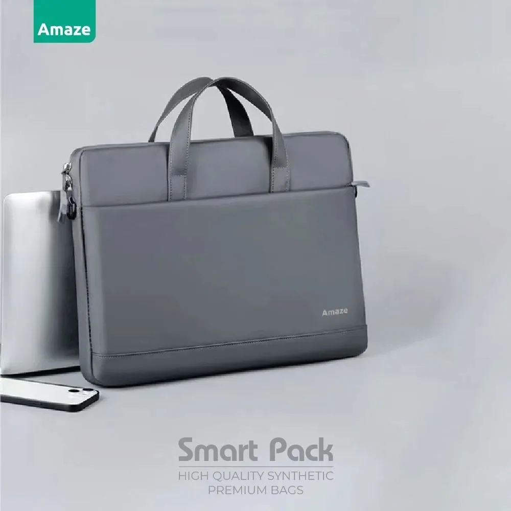 amaze-a905-premium-laptop-bag-15-6-inch-grey Amaze A905 Premium Laptop Bag 15.6 Inch – Grey