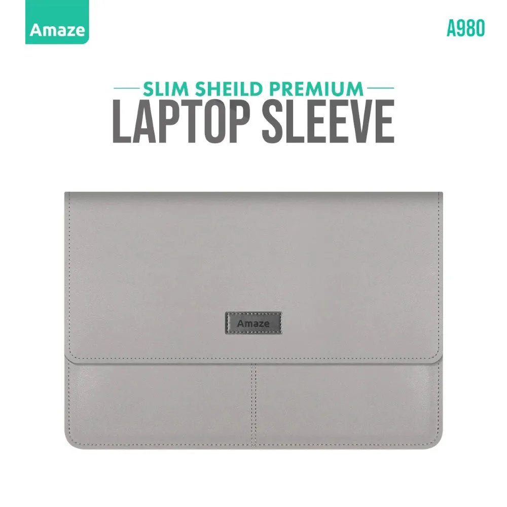 amaze-a980-slim-shield-premium-laptop-sleeve-15-16-inch-gray - MegaComputer.pk Amaze A980 Slim Shield Premium Laptop Sleeve 15/16 inch Gray