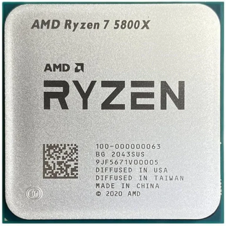 AMD Ryzen 7 5800x Desktop Processor – Tray