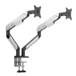 Anda Seat Stealth PRO II Duo A9-2S Ergonomic Monitor Arm Black White AD-W-A9-2S-BW