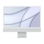 Apple 24″ iMac MGPD3 with M1 Chip Mid 8-Core 2021,4480 x 2520 Retina Display 16GB 512GB SSD 2 x Thunderbolt Silver (Open Box)