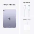 Apple MME63 10.9" iPad Air with M1 Chip 5th Gen, 256GB, Wi-Fi Only, Purple - Image 5