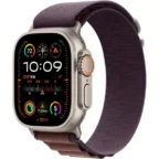 apple-mret3-watch-ultra-2-gps-cellular-49mm-titanium-case-wi - MegaComputer.pk Apple MRET3 Watch Ultra 2 (GPS + Cellular) 49mm Titanium Case with Indigo Alpine Loop – Medium – Titanium