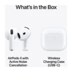 Apple MXP93 AirPods 4th Gen Noise-Canceling Earbuds with USB-C Charging Case - Image 4