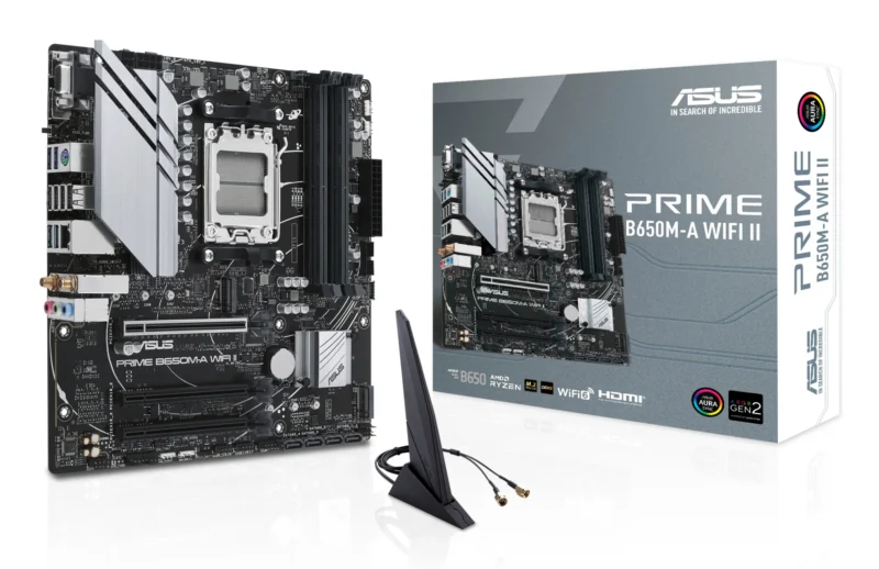 ASUS PRIME B650M-A WIFI Micro-ATX with DDR5, PCIe 5.0 M.2, 2.5Gb Gaming Motherboard