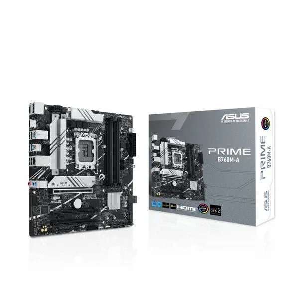 ASUS PRIME B760M-A LGA 1700 Micro-ATX Motherboard
