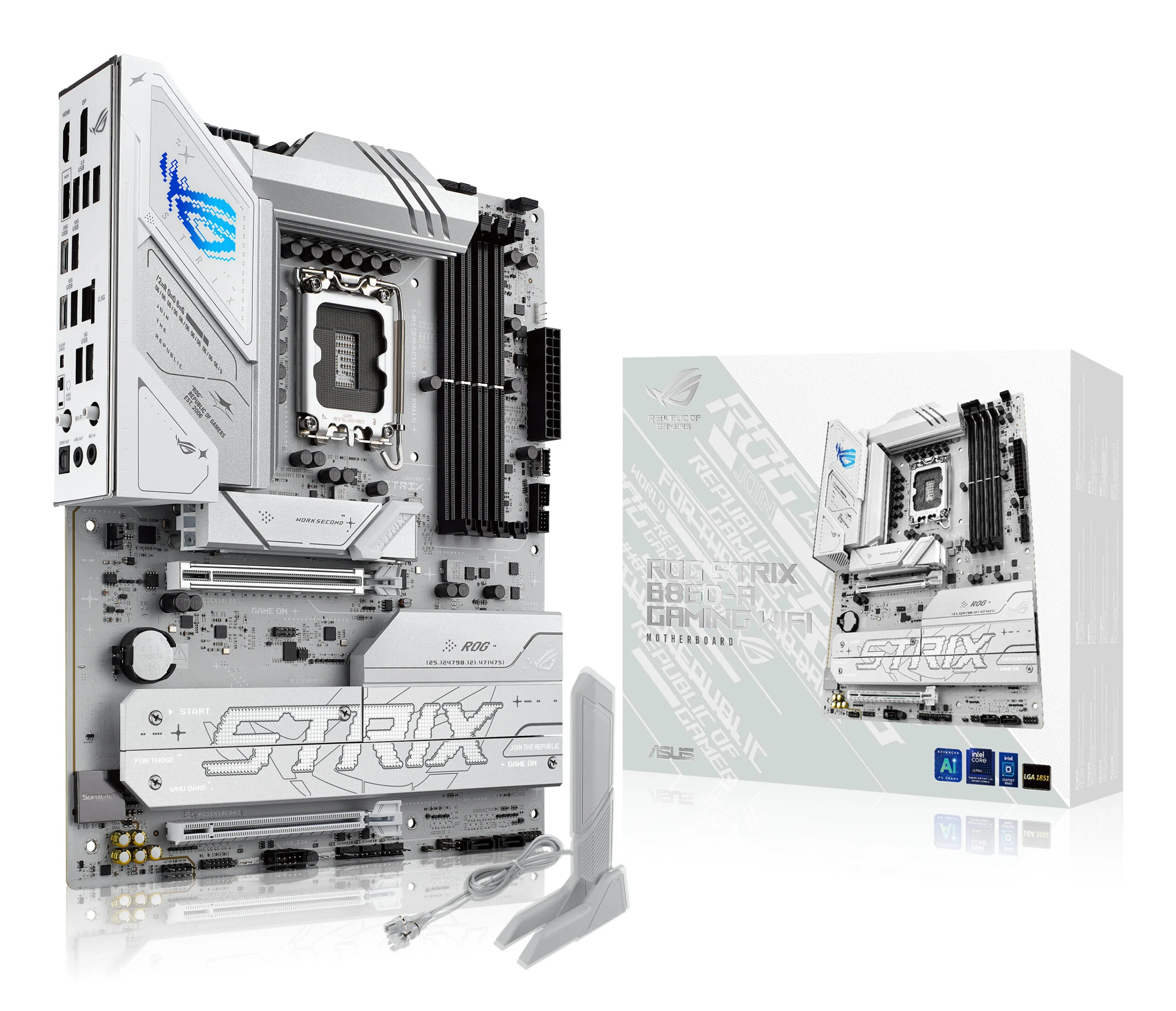 asus-rog-strix-b860-a-gaming-wifi-1 - MegaComputer.pk Asus ROG Strix B860-A Gaming Wifi DDR5 Intel Motherboard