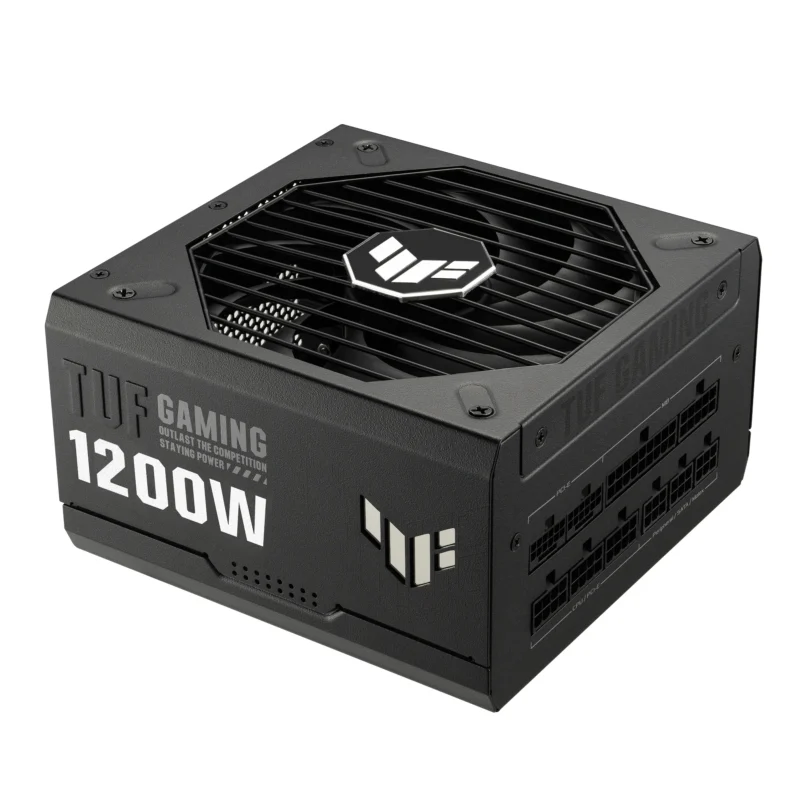 ASUS TUF GAMING 1200W 80+ Gold Certification Full Modular Compatible with PCIe Gen 5.0 and ATX 3.0, PCB Coating, 135mm Dual Ball Bearing Fan, ATX 3.0 Standard Power Supply