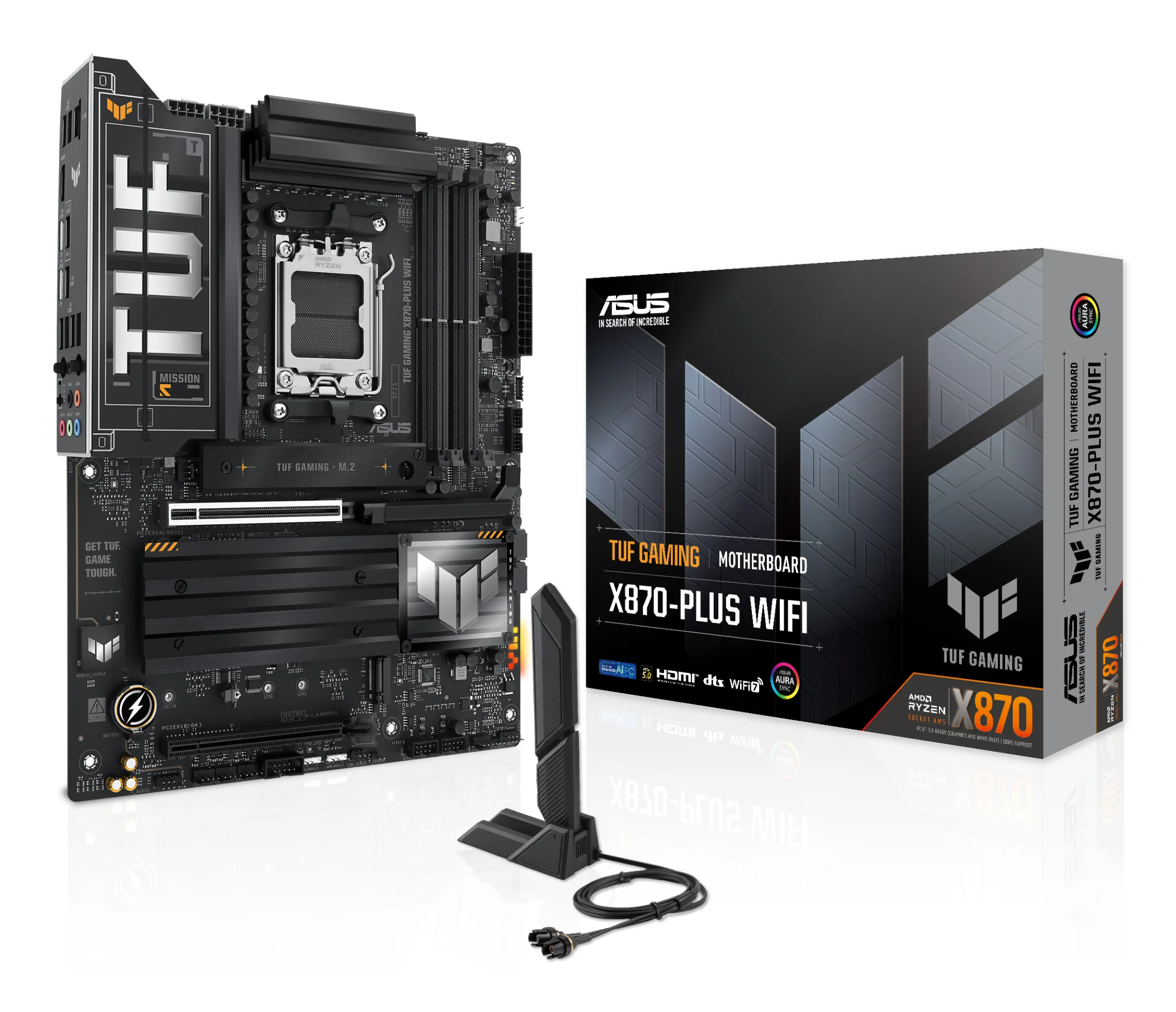 asus-tuf-gaming-x870-plus-wifi - MegaComputer.pk ASUS TUF GAMING X870-PLUS WIFI AMD AM5 X870 ATX Motherboard