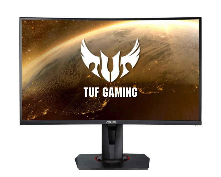 AsusTUF Gaming VG27WQ Curved Gaming Monitor 27 inch WQHD (2560x1440) 165Hz (above 144Hz) Extreme Low Motion Blur™ Adaptive-sync Freesync™ Premium 1ms (MPRT) DisplayHDR™ 400