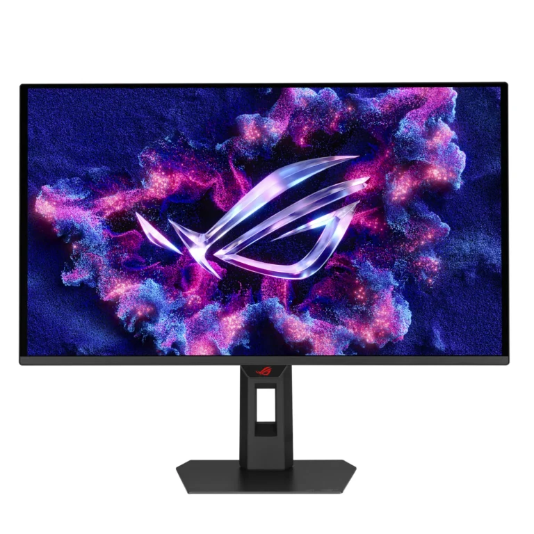 Asus ROG Strix OLED XG27AQDPG Gaming Monitor 27-inch (26.5-inch viewable) QHD QD-OLED panel 500Hz 0.03ms (GTG) OLED Anti-Flicker 2.0 custom heatsink OLED Care Pro Neo Proximity Sensor G-SYNC compatible VESA DisplayHDR™ 500 True Black uniform brightness 99% DCI-P3 true 10-bit color DisplayWidget Center