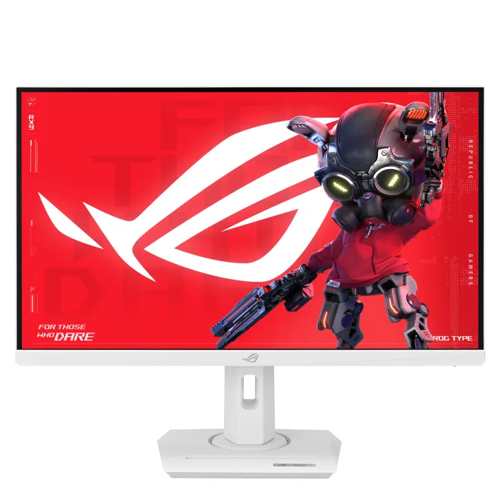 Asus ROG Strix XG27UCG-W Dual mode Gaming Monitor 27-inch 3840x2160 dual mode (4K 160Hz or FHD 320Hz) 1ms (GTG) Fast IPS Extreme Low Motion Blur Sync USB Type-C G-Sync compatible (processing) DisplayWidget Center tripod socket HDR Aura Sync