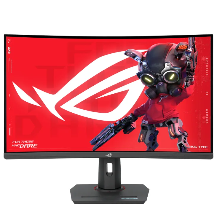 Asus ROG Strix XG32WCMS USB Type-C Gaming Monitor 32-inch (31.5 viewable) 2560x1440 Curved 280Hz (Above 144Hz) 1ms (GTG) Fast VA Extreme Low Motion Blur Sync USB Type-C DisplayWidget Center tripod socket HDR