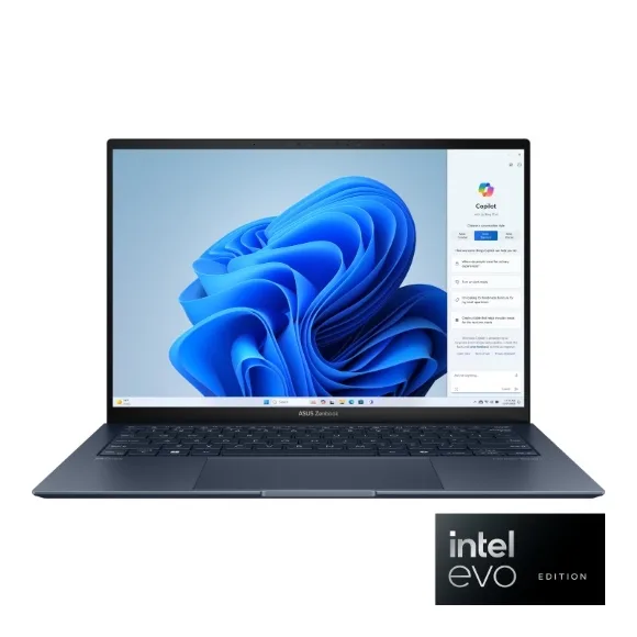 Asus Zenbook 13 Core Ultra 7 UX5304MA-NQ040W 155U 16GB D5 1TB SSD 13.3″ 3K OLED Display Backlit KB Win11 Ponder Blue