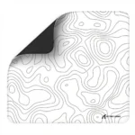 ATTACK SHARK CM02 eSport Gaming Mousepad – White Contour