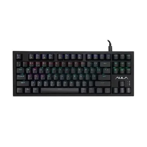 AULA F3032 Bluetooth (Tri Mode) Black Mechanical USB Gaming Keyboard – Brown Switch