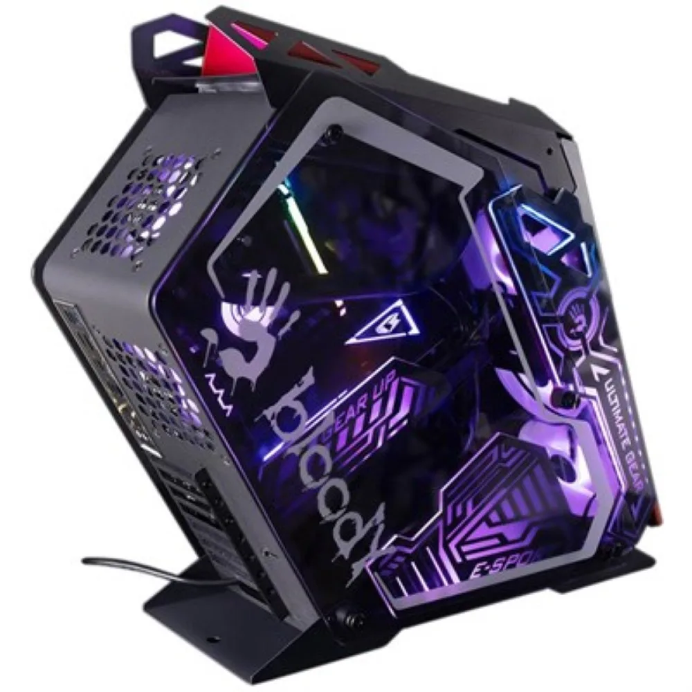 bloody-gh-30-rogue-mid-tower-gaming-tempered-glass-case - MegaComputer.pk Bloody GH-30 ROGUE Mid Tower Gaming Tempered Glass Case