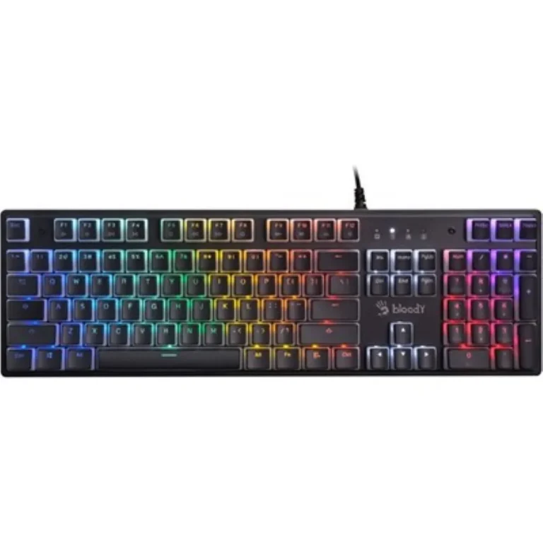 Bloody S520N Bloody Mechanical Switch RGB Gaming Keyboard | Pudding Black – BLMS Red Plus Mechanical Switch